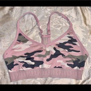 Victoria Secret Pink Camo Sports Bra